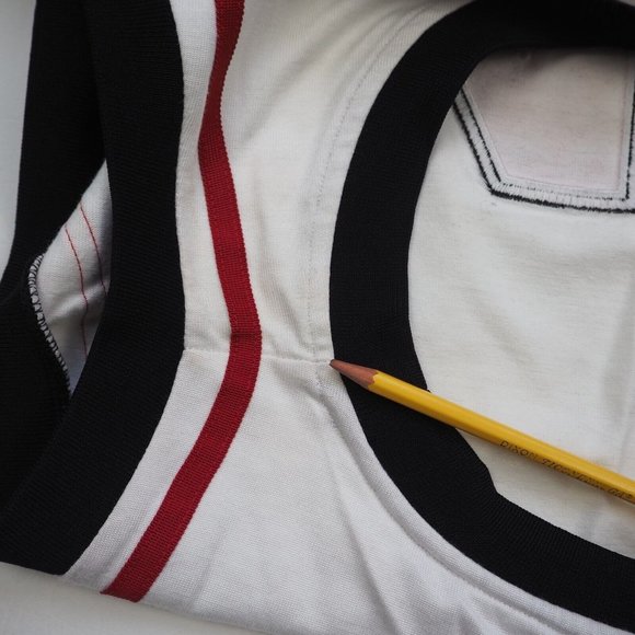 Nike Le Claire Court Basketball White Men T Shirt Jersey Vest SIZE L - Picture 9 of 12